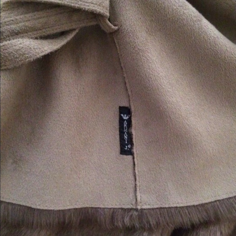ARMANI JEANS AJ fur vest - Picture 2 of 3